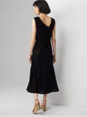 White House Black Market Velvet Slip Dress